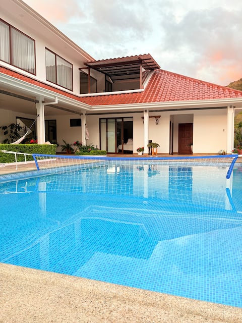 Vacation home with heated pool