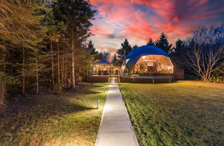 Heron's Nest Dome on Mill River - Dome houses for Rent in Fortune