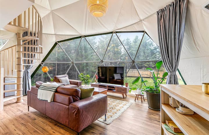 Heron's Nest Dome on Mill River - Dome houses for Rent in Fortune