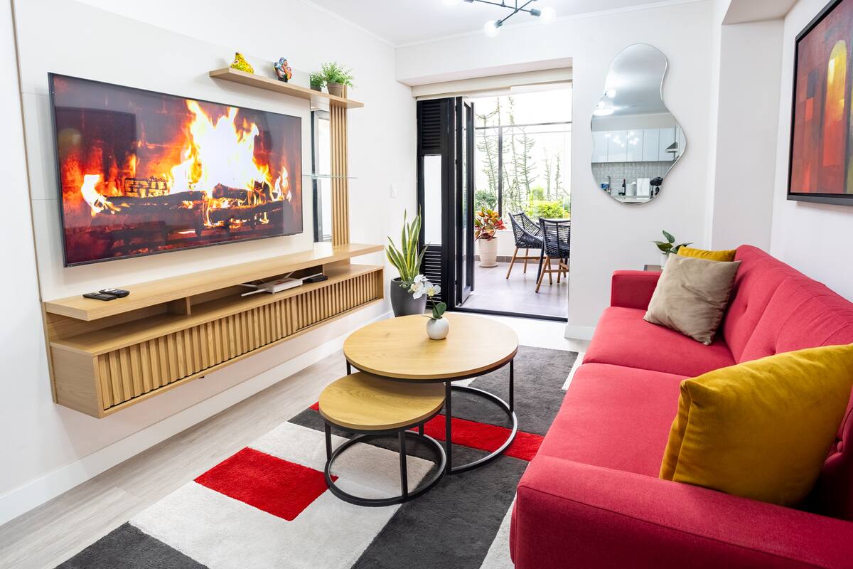 Living Space with Air Conditioning