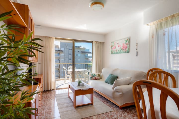 Beach Apt 500m + Pool • Paseo Rosa Dels Vents • Ac - Gandia
