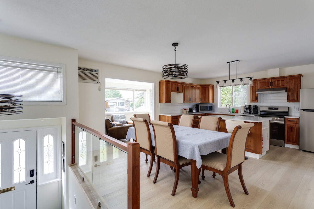 Kitchen and dining space