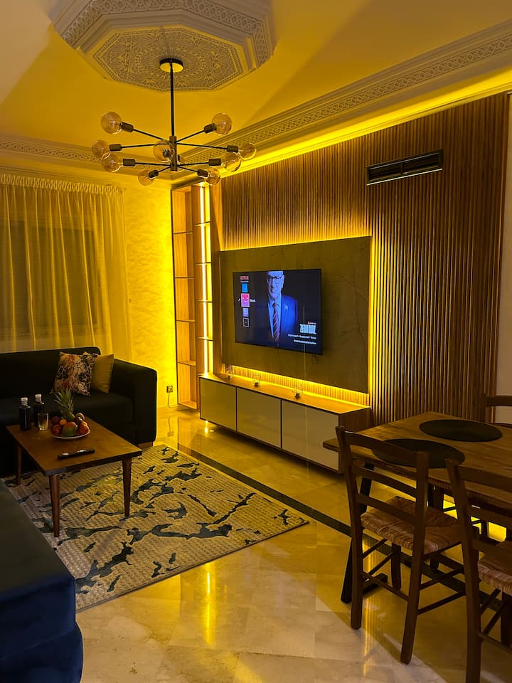 Appart 2 Chambers Luxe Contemporain Hivernage - Marrakech