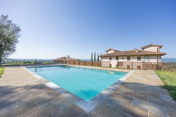 Biancospino Superior Flat In Villa With Pool - Terranuova Bracciolini