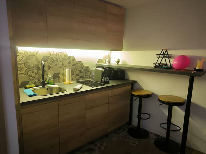 Love Room, Studio Woody 
Spa , Balnéo - Saint-Chamond