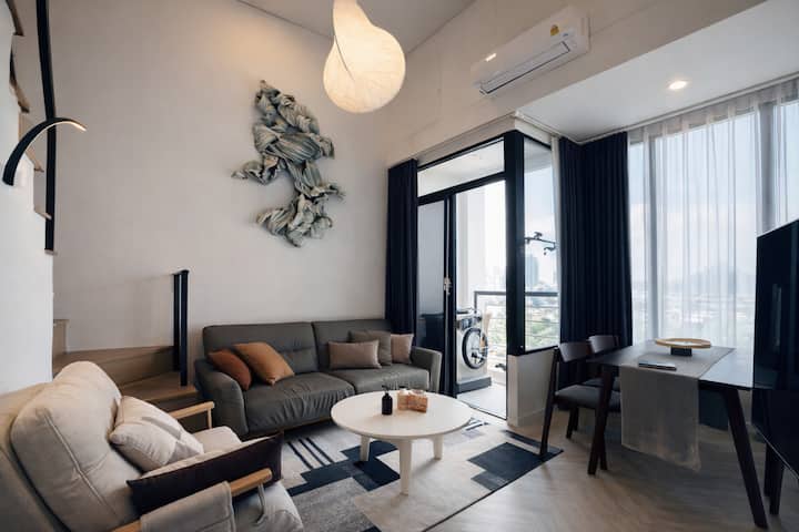 Stylish Loft• Easy Airport• Short&long Stay - Bangkok