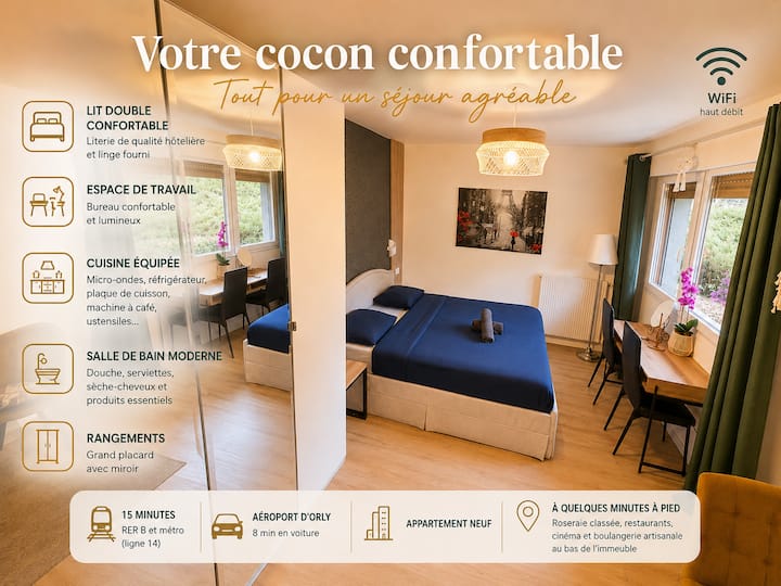 Escapade Parisienne Cosy, Chic - Chevilly-Larue