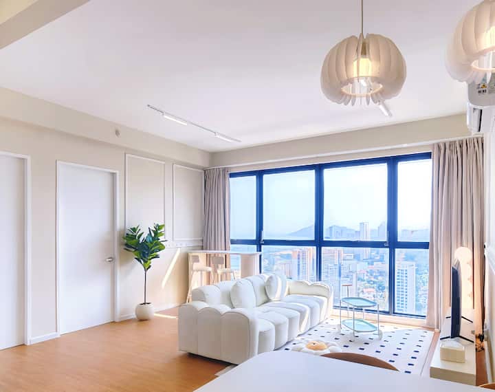 | Maison Crème•seaview | 9+1pax By Pg Home - Gelugor