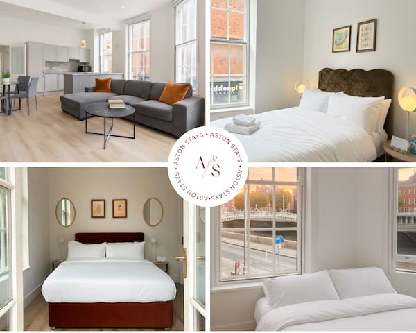 Stylish Temple Bar Apartment w/River Views