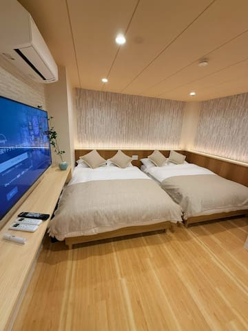 201/浅草站步行4分钟/雷门步行7分钟/两间卧室家庭开放式套房/晴空塔上野银座新宿成田羽田机场直达