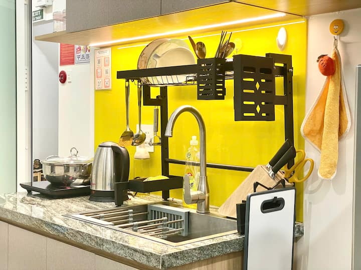 Dr 502 Modern Studio With City View And Kitchen - Can Tho