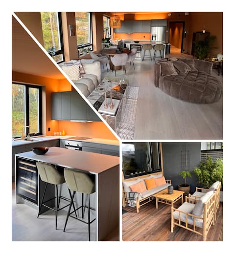 Luxury apartment with parking, beach and nature