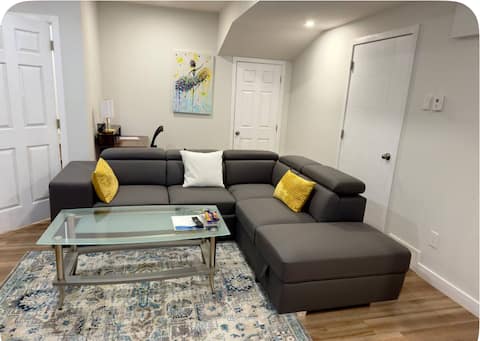 Popular Airbnb listing: Gaudi's Basement Suite (1 Bedroom) in Cornerstone