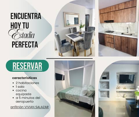 New and modern apartment near the airport Prados