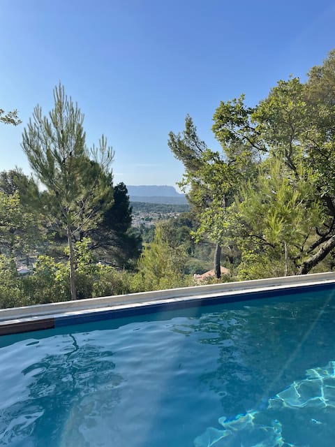 Large family home, Sainte-Victoire view