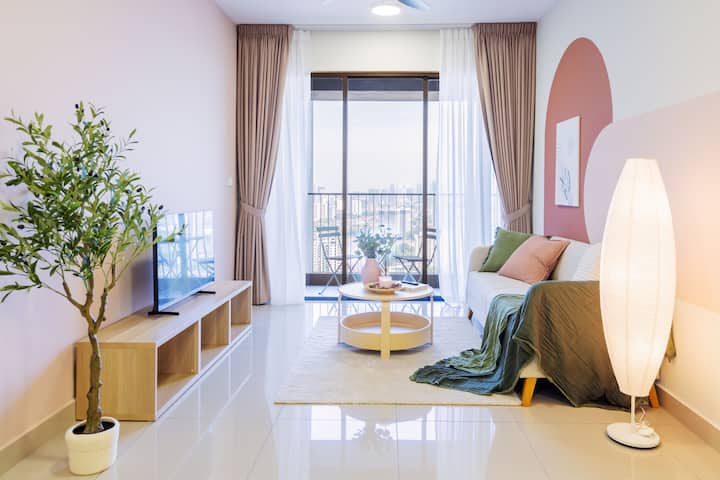 Terrazo Loft By Savee Stay Services 2b2b 4-7pax - Kuala Lumpur