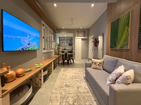 Airbnb em destaque: Leblon | Retreat 350m from the beach and on the best street! em Leblon