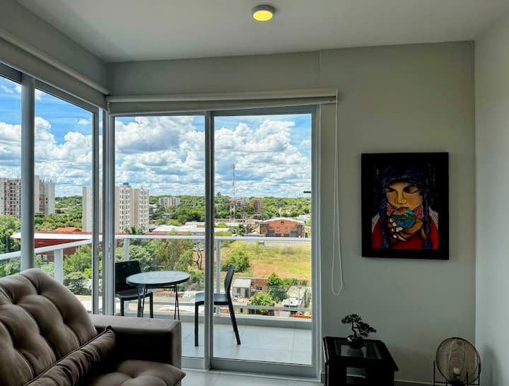 Departamento Con Vistas Y Piscina, Cerca De Todo - Asunción