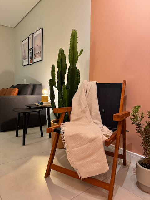 Airbnb em destaque: Apartment with 1 bedroom, kitchen and living room in downtown Laguna em Laguna