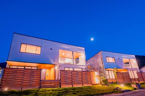 3BR Villa・Open-air Onsen・Up to 15・Parking・Near St