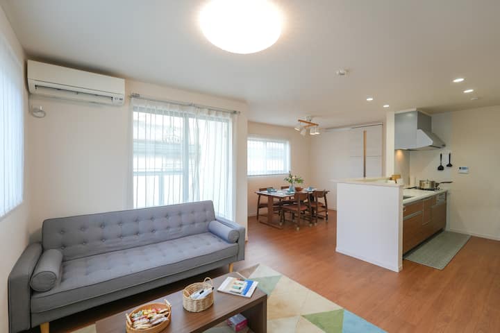 Kawatsuki—Rakuya Four Rooms Two Bathrooms 4 min to