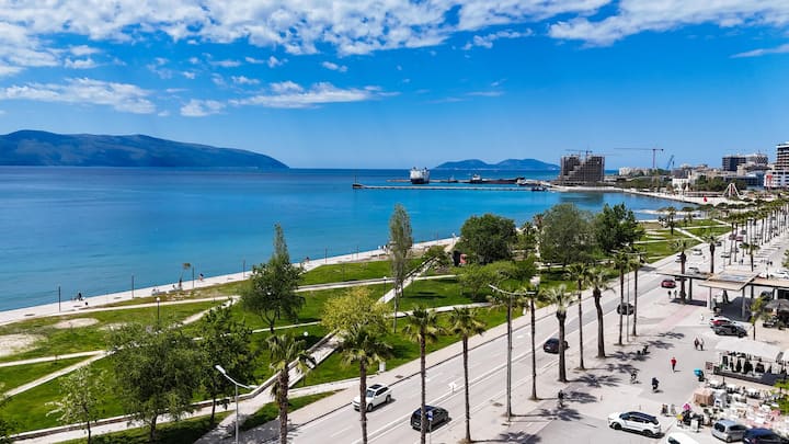 Seafront 1+1 Apt W/ Stunning Sea View | Sleeps 6 - Albania