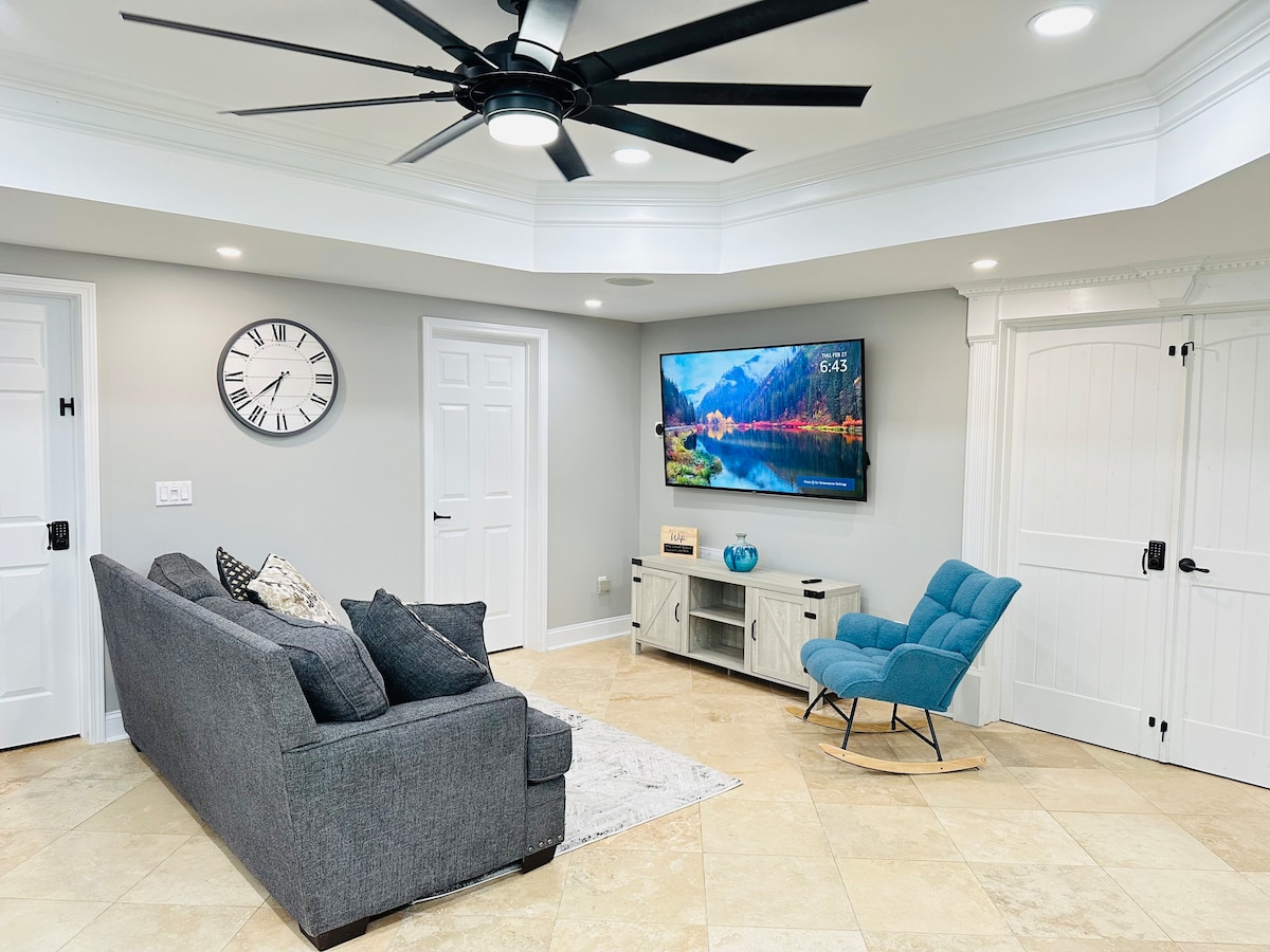 Modern Basement Apt near Chateau Elan/Rd Atlanta