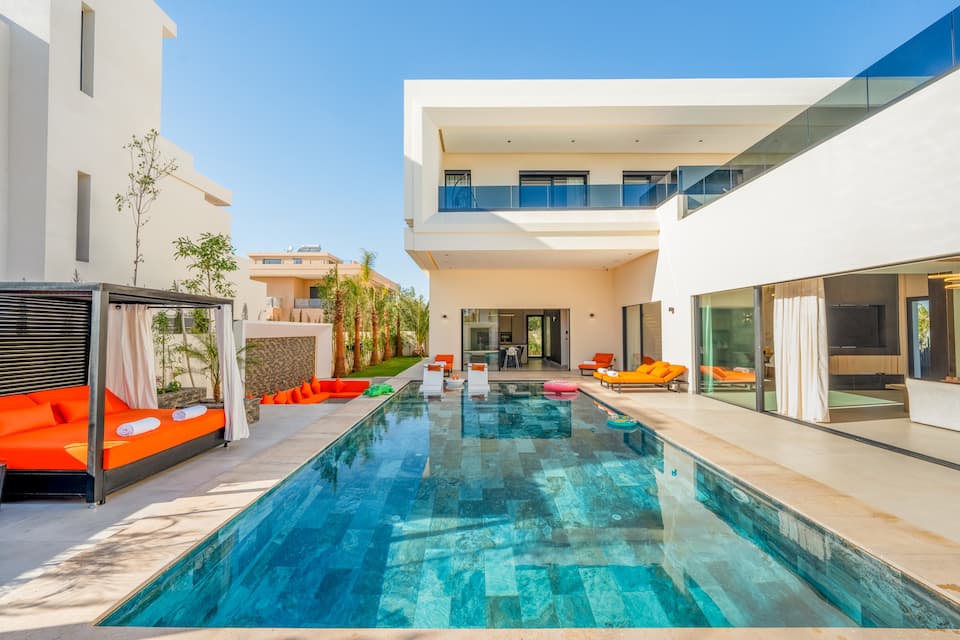 Villa Noria, a modern villa on a golf resort, Marrakesh, Marrakesh-Safi, Morocco, photo 4 of 10