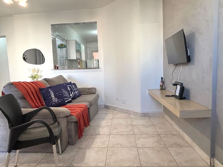 Piscina Coberta| Ar Cond | 2 Dorm | 6x S/ Juros - Praia Grande
