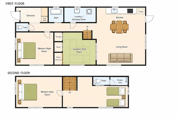 4ldk For Large Groups! Close To Lavender And Ski - 蘆別市
