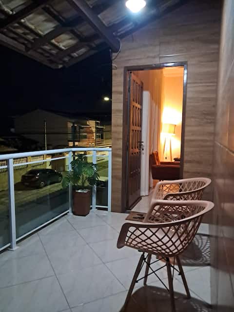 Successful Airbnb property: Let's Go to the Beach - Apartment 400m from the Beach with Air Conditioning and Garage in Rio Das Ostras
