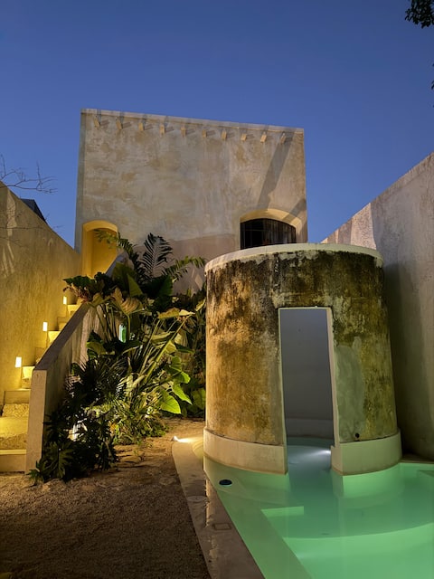 Restored house in downtown Mérida