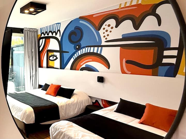 Studio amoblado para 4 personas en Palermo Soho