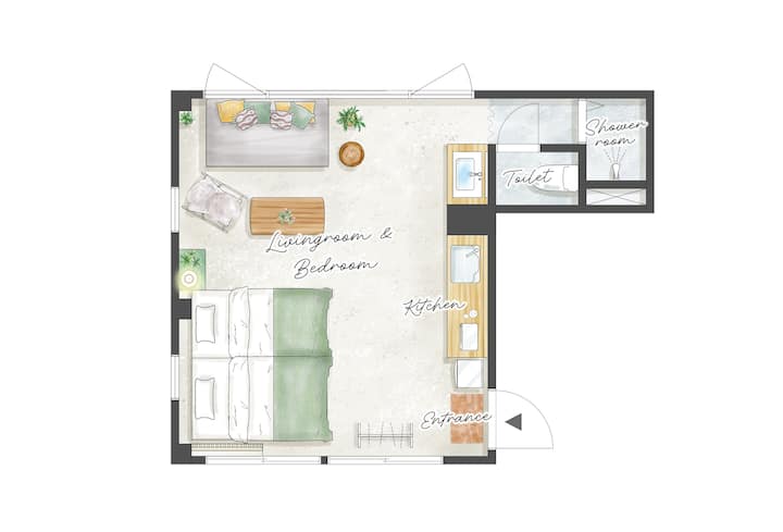 Shinjuku Kagurazaka 3min. Stylish Bright Studio - Ginza