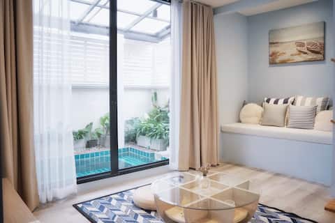 Homey 3 br with pool, 1 stop from Iconsiam