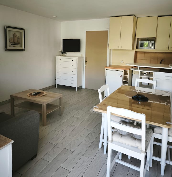 Appart 4 Pers à 100m Plage, Clim, Parking, Wifi - Aigues-Mortes
