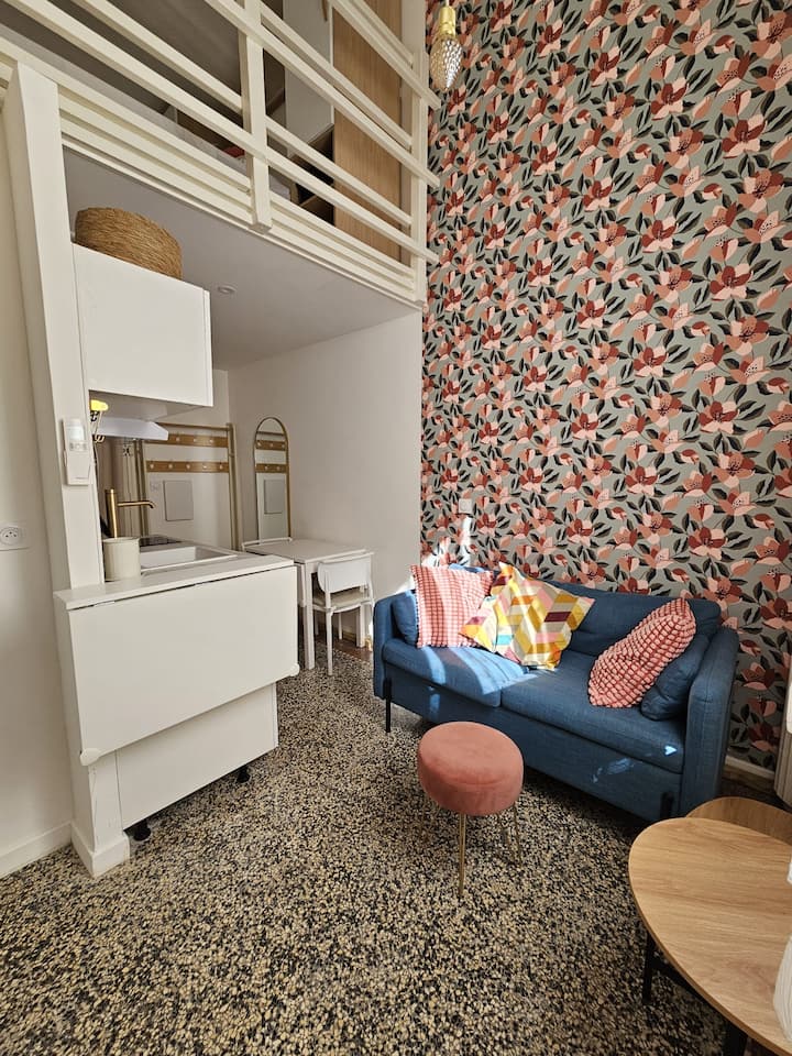 Ravissant Appart Proche Gare, Clim+wifi+tv - Montpellier