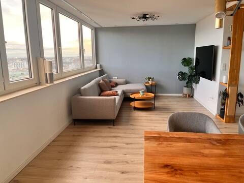 Erfolgreiche Airbnb-Immobilie: Olympiapark - modern 3 room flat in Am Riesenfeld