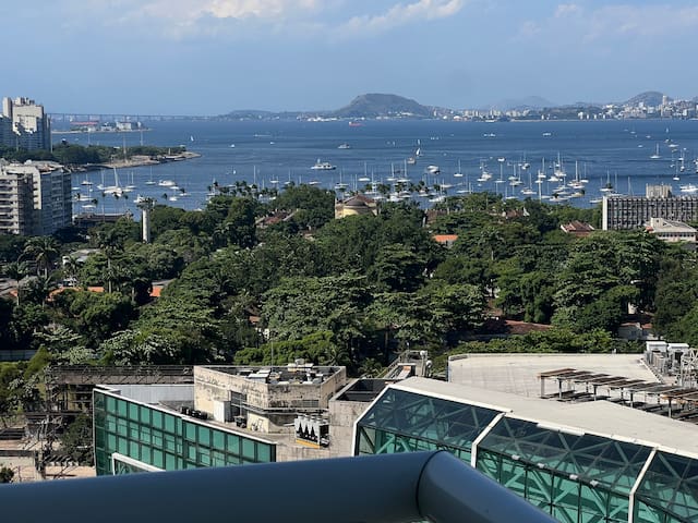 Apartamento 5 minutos de Copacabana! Vista Mar