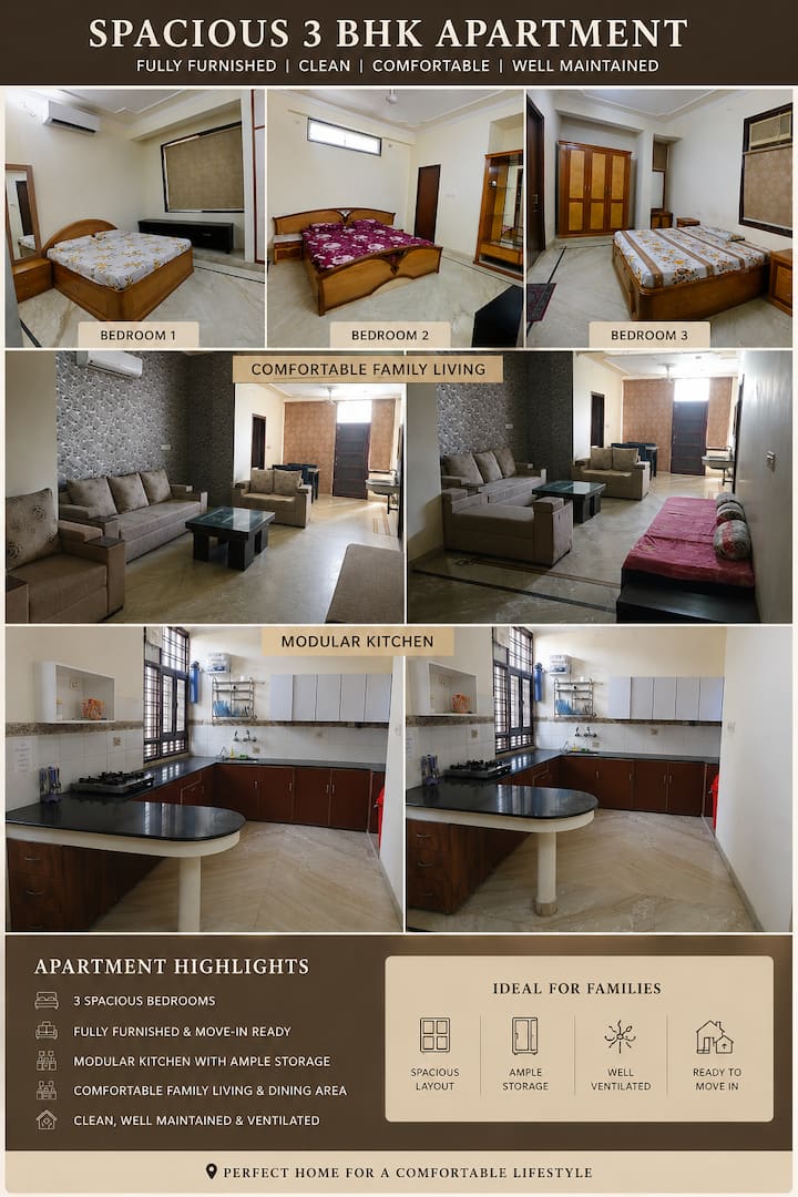 The White Outhouse At Banipark 3bhk (Ground Floor) - Jaipur