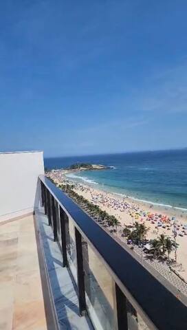 Ipanema beach with a rooftop gallery image 4