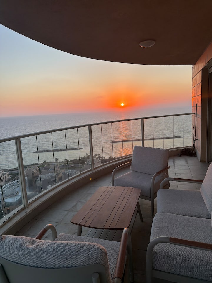 Tres Grand Appartement Vue Mer Splendide - 이스라엘