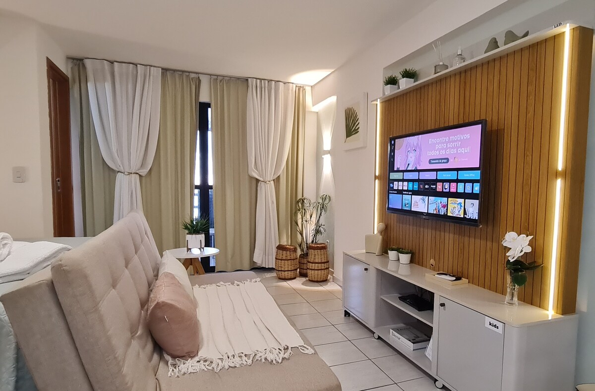 Airbnb em destaque: Flat com Varanda e Vista Panorâmica do Oceano em Natal