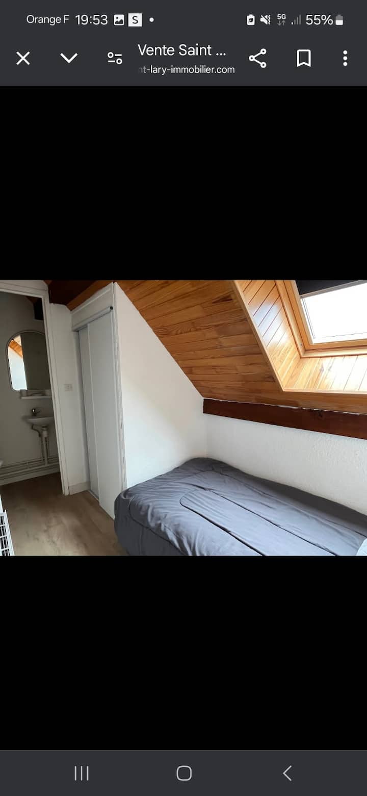 1 единично легло на приземния етаж 