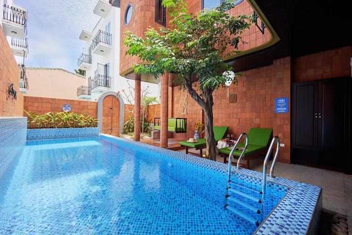 4 Br Cam Hc Villa, Pool Retreat, 5' Walk To Town - 호이안