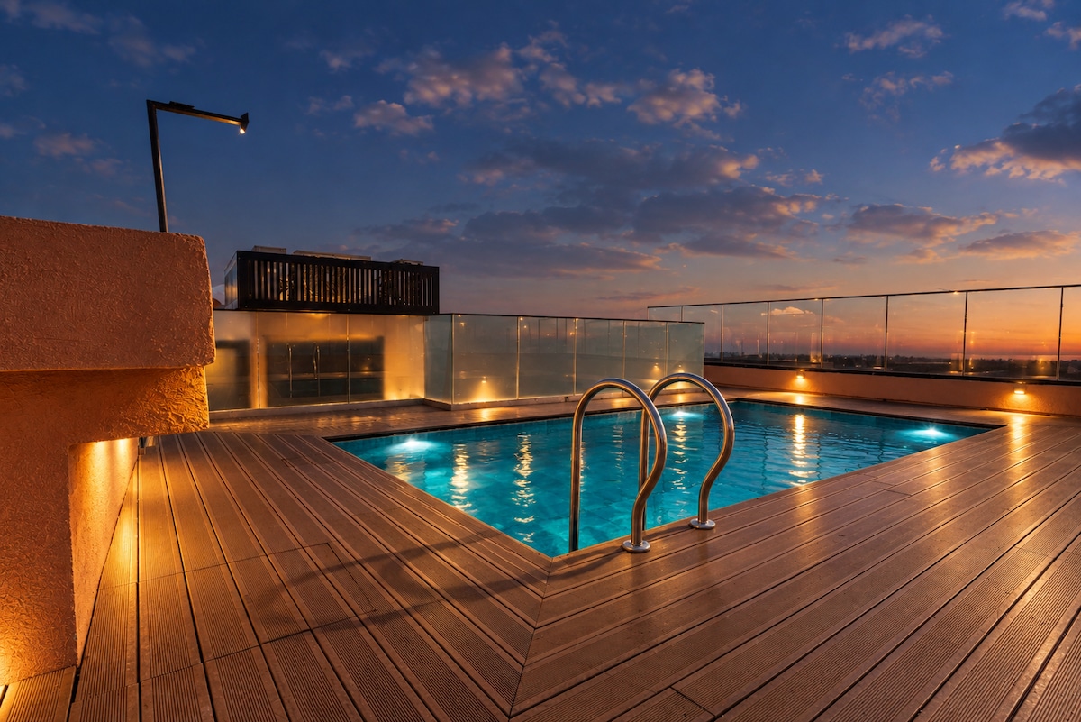 Chic Beldi Apartment · Gueliz · Rooftop pool - Apartments for Rent in ...