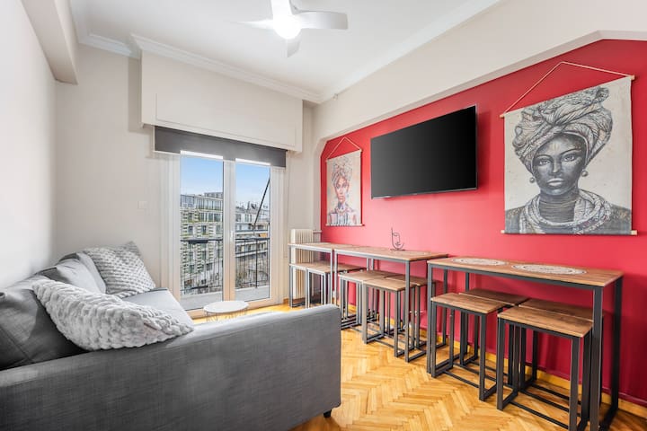 Ηλιόλουστο άνετο διαμέρισμα 3υπν, δίπλα από μετρο