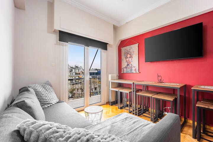 Ηλιόλουστο άνετο διαμέρισμα 3υπν, δίπλα από μετρο gallery image 2