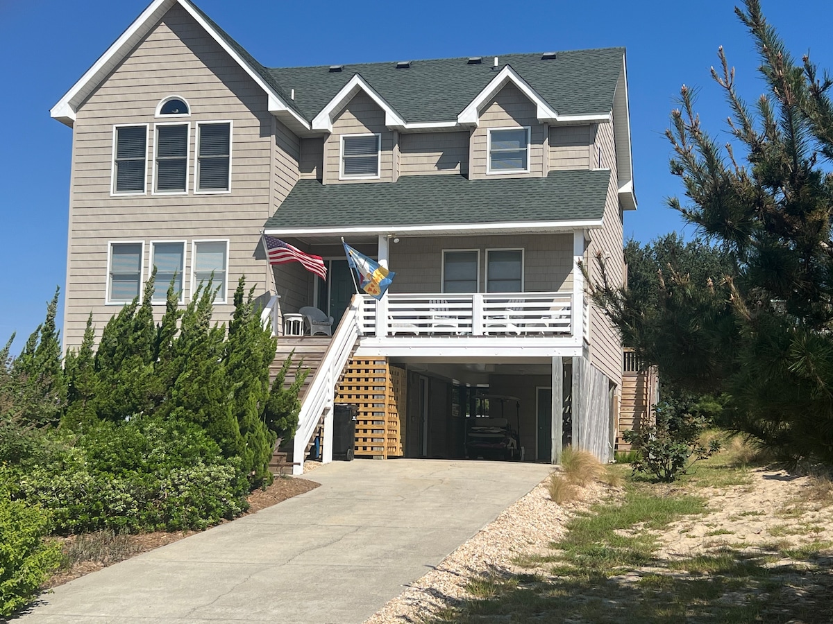 Pintail Cottage In Duck
Overlooks Sound