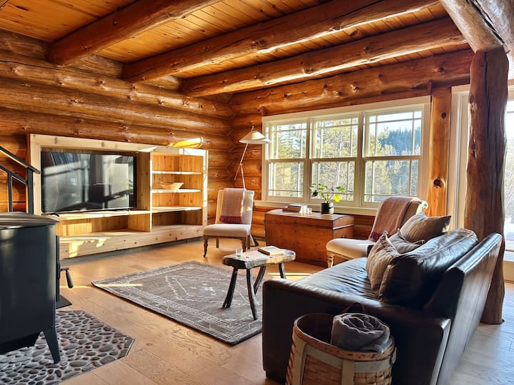 Mountainside Log Cabin On Caribou Lake - Lutsen, MN